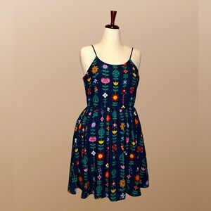 It’s a Small World print Racerback dress